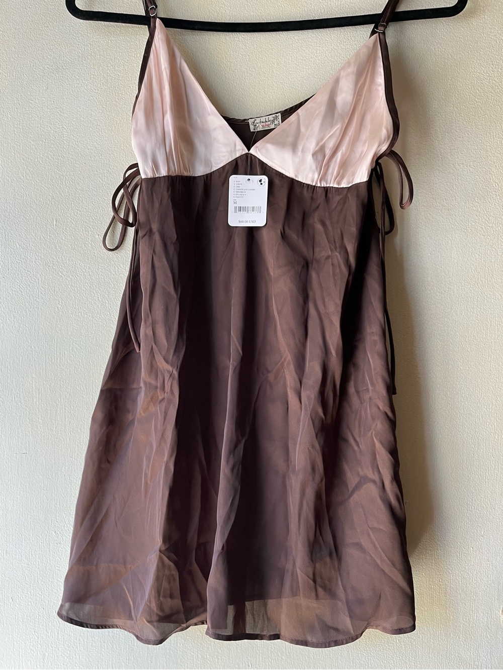 Intimately Free People Color Block Mini Dress Size Medium 
NWT